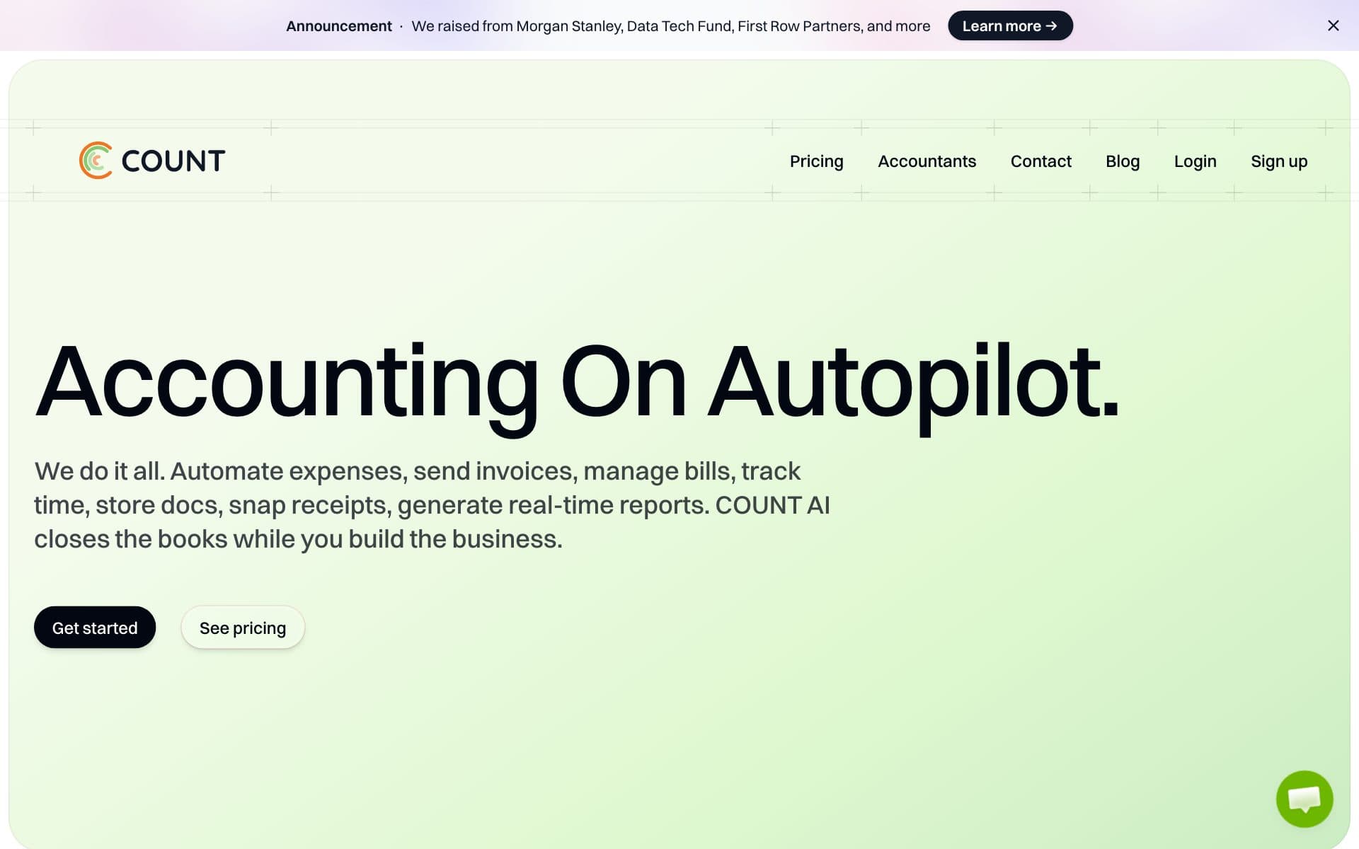 Count — FinTech / Accounting