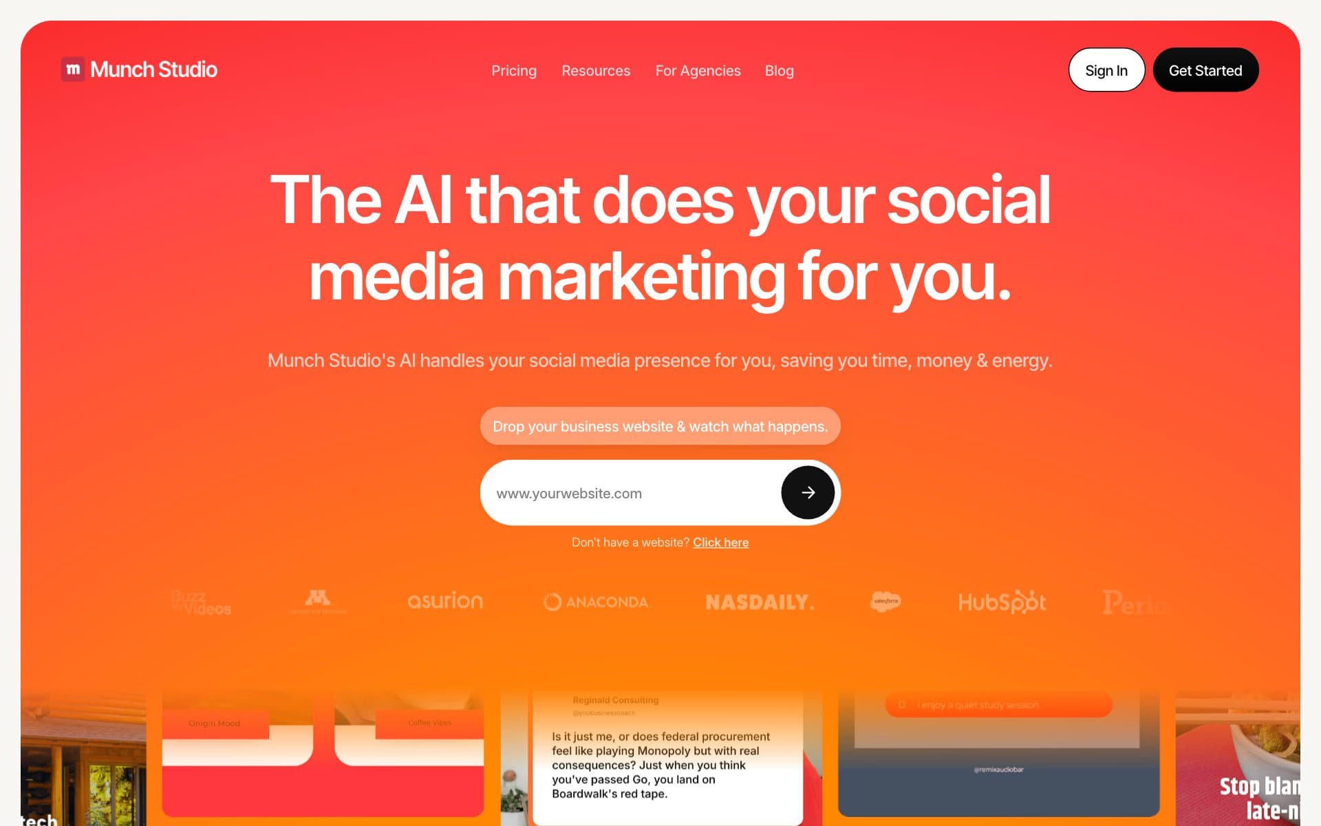 Munch Studio — Marketing / AI SaaS