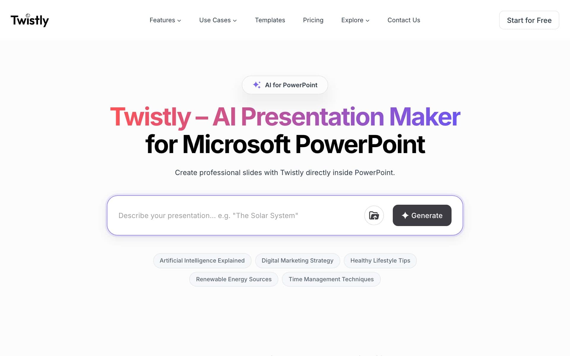 Twistly AI — Productivity / AI SaaS