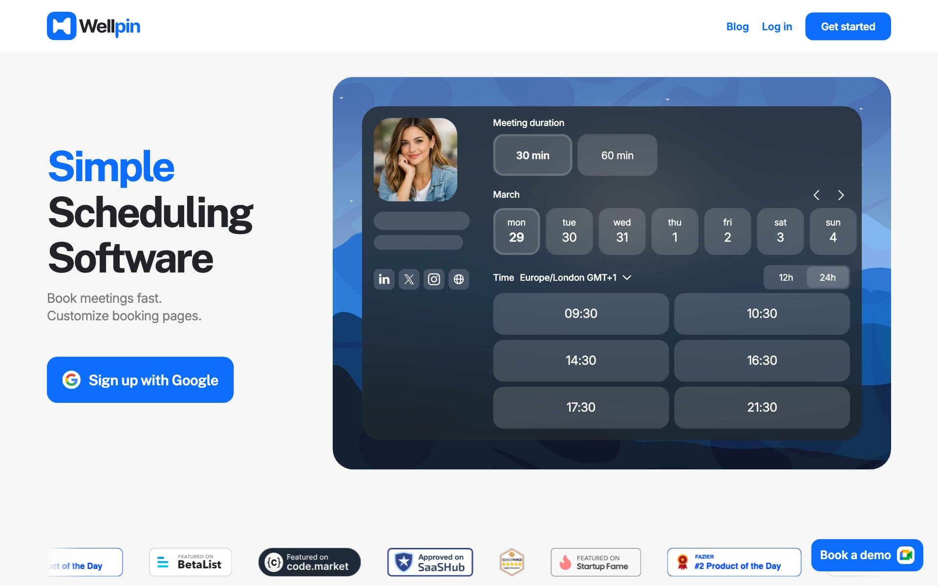 Wellpin — Scheduling / AI SaaS